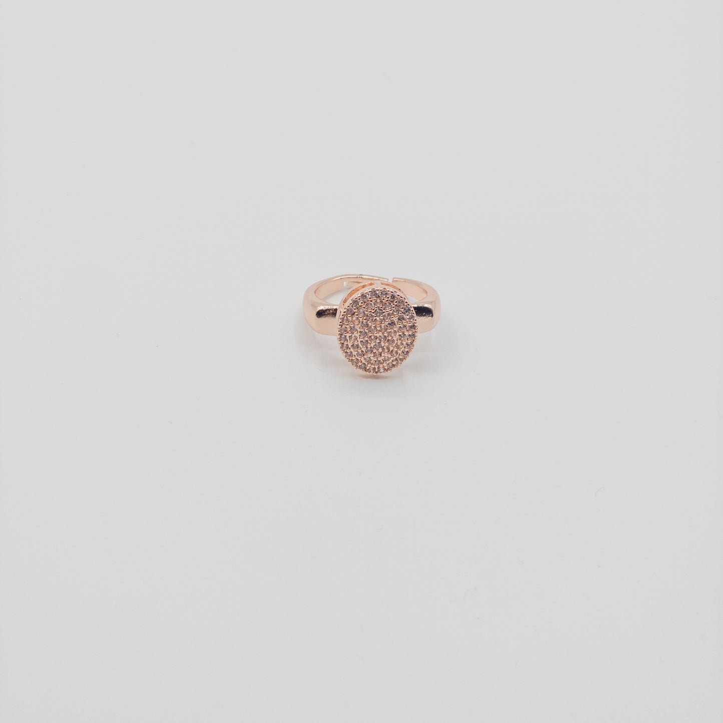 Ovel shaped Ring "Rose Gold"
