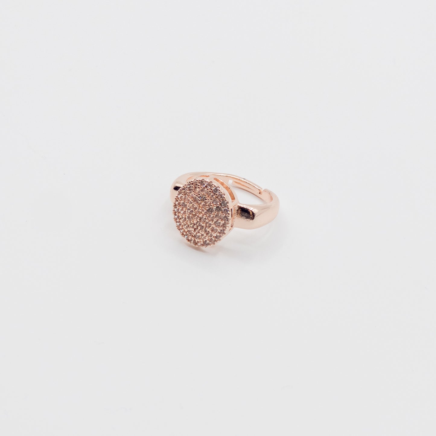Ovel shaped Ring "Rose Gold"