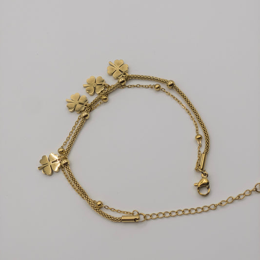 Fortune Double-Layered Mesh Bracelet (Anti-Tarnish)